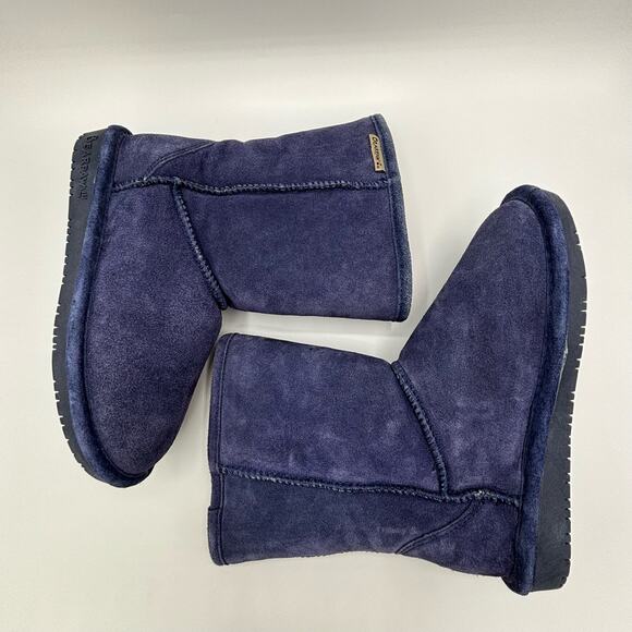 Bearpaw Emma Short 8" winter slip on boot - US women's size 6 - Dark blue - Picture 7 of 11